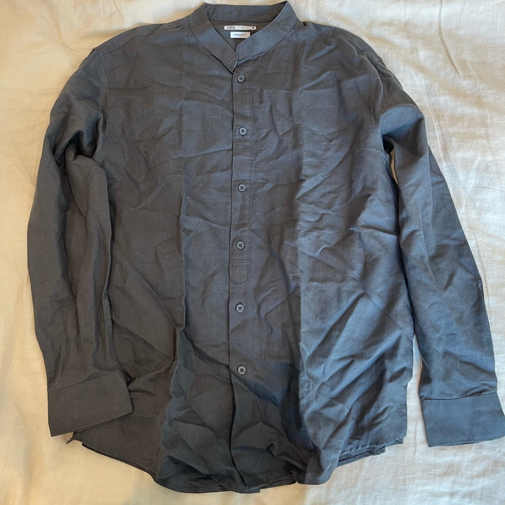 Zara mandarin collar